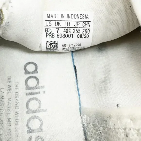 Adidas Women's Swift Run Black & White Leopard Print Sneakers 8.5 - Picture 7 of 7